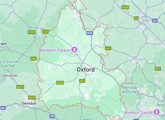 Oxfordshire map - Your trusted solicitor firm